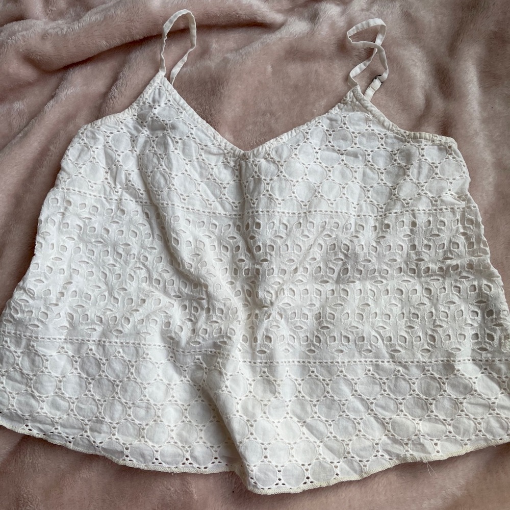 Patterned Loose Tank Top